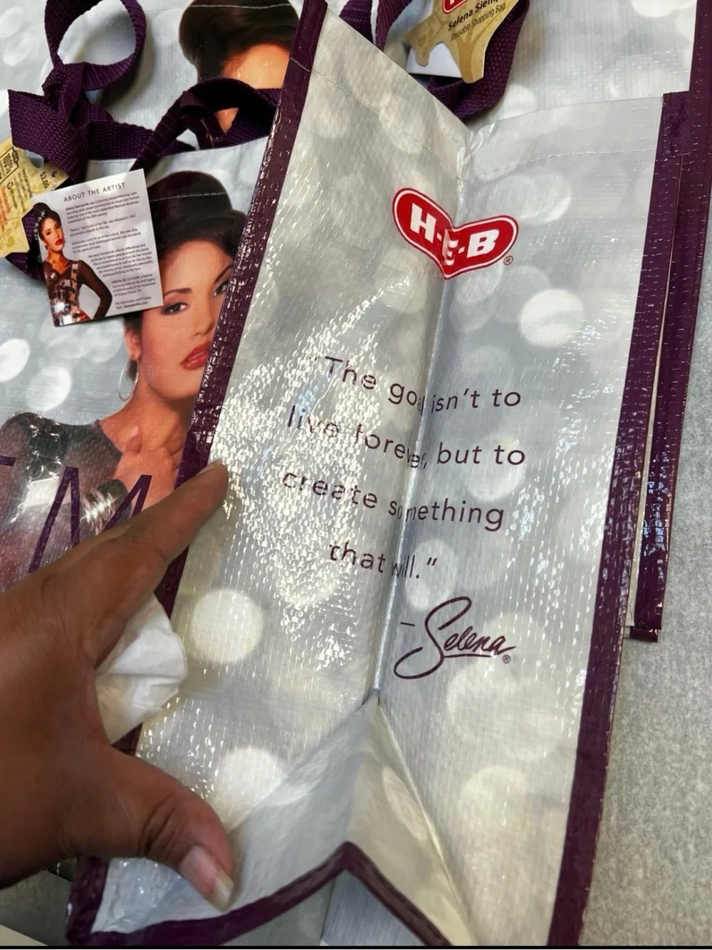 Selena Quintanilla HEB Exclusive Reusable Tote bags bundle of 5 NEW